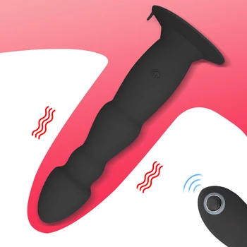 10 Viteza Anal Vibrator Butt Plug Wireless de Control de la Distanță USB Reîncărcabilă sex Masculin, Prostata pentru Masaj Adult Jucarii Sexuale pentru Barbati Sex-Shop