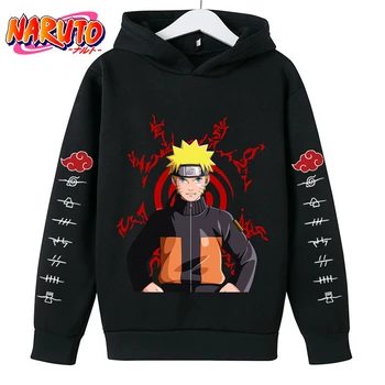 2023 Noi Naruto pentru Copii Haine pentru Copii din Bumbac Baieti Hanorace de Toamna Haine pentru Copii Kakashi Anime Japonez Baieti Sasuke Costum