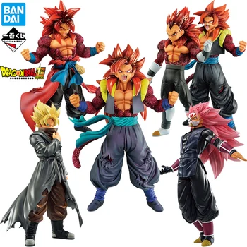 BANDAI Ichiban KUJI Dragon Ball Super-Erou Super Saiya 4 Son Goku, Vegeta Gogeta PVC Anime Figurine Model de Colectare de Jucării