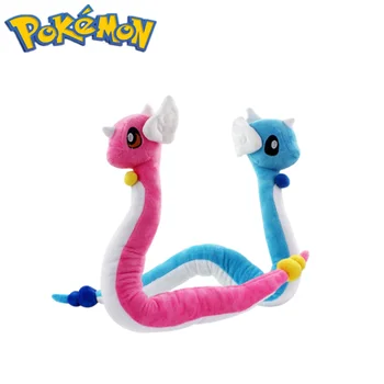 Pokemon Dragonair Papusa de Plus Albastru Roz Mini Dragon Centura Schelet Flexibil în Formă de Jucărie pentru Copii Fata Cadou de Crăciun Kawaii