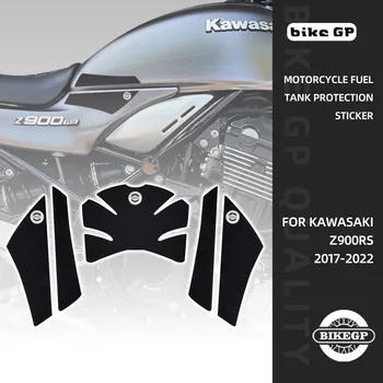 Motocicleta Rezervor Tampon de Autocolante Pentru KAWASAKI Z900rs 2017-2020 Cauciuc Rezistent la zgarieturi Protector de Acoperire Textura Mata Autocolant Decal