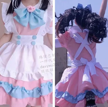 Japoneze Kawaii Anime Cosplay, Costume de curatenie Lolita Rochie de Costume de Halloween pentru Femei Pisica Drăguț Fete de Petrecere, Costume Printesa