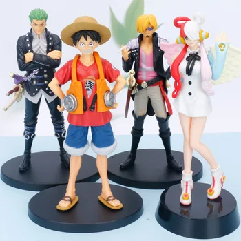 One Piece Anime Figura Roronoa Zoro Luffy Figurina Uta Sanji Acțiune Figura Statuie Model De Jucărie Pentru Copii Cadou De Crăciun
