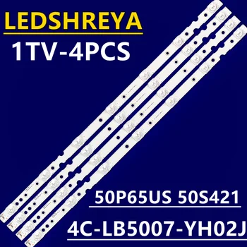Iluminare LED Strip pentru 50P65US 50S421 50S423 TCL-GIC-50D6-3030-4X7-LX20180417 4C-LB5007-YH02J 4C-LB5007-ZM03J