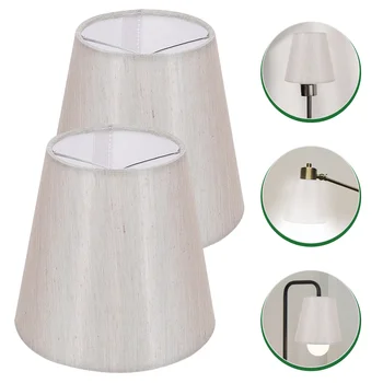 2 buc de Iluminat Clasic Accesoriu Lampa Stofa de Umbra Abajur Abajur Vintage abajurul Interior Capac