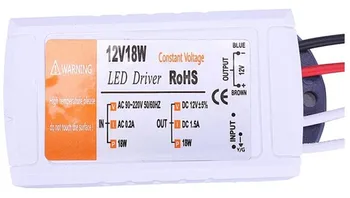 noi Fedex/DHL Rapid 100 buc o mulțime de 12V 18W Alimentare LED Driver Transformator cu Comutator Pentru Benzi cu Led-uri Bec W/ Funcția de Protecție