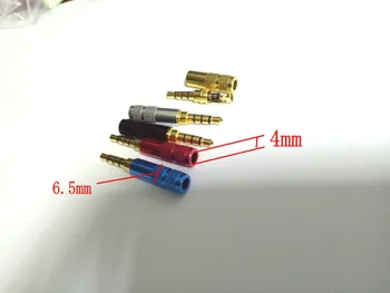 10buc 5 culoare mini de sex masculin 4pole Căști mufă de Lipire conector Cablu adaptor Nou