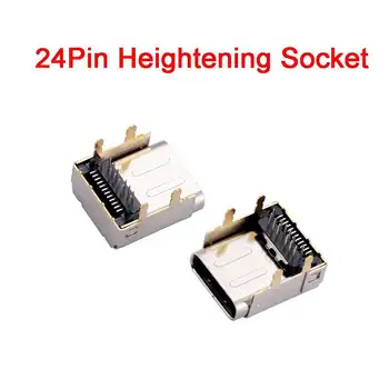 2 buc / 5Pcs de Tip C Mama Scaun Micro USB de Încărcare de Bază Conector 24Pin Este Utilizat Pentru Telefon Mobil Si Produse Digitale de Întreținere