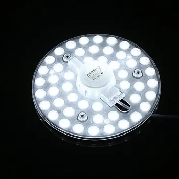 AC220V Plafon Lampă cu LED-uri Modulul Pătrat Rotund 18W 24W LED de economisire a Energiei Lampă Pentru a Înlocui Tavan Sursă de Lumină Smd 2835 1600LM 6000K