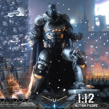 1/12 Scară Cavaler Mobile Model Dark Knight Energie Termică Grele Mech Superputere Erou Modelul de 6 inch Figura de Acțiune pentru Colectarea