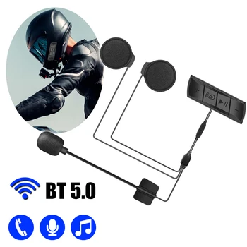 Stereo Anti-interferențe M7 BT 5.0 Comunicare Wireless Interfon FM Music Player Difuzor Casca Motocicleta Cască