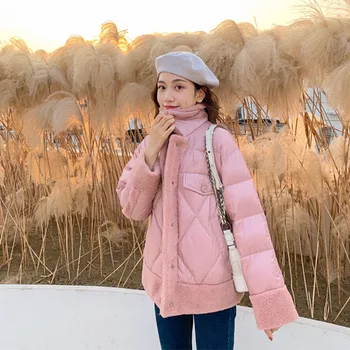 2022 Moda de Iarna Parka din Bumbac Vrac Casual cu Maneci Lungi Stil coreean Jacheta Parka Chaqueta Mujer de Îmbrăcăminte pentru Femei