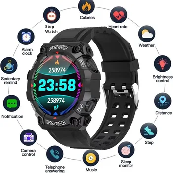 FD68S Noi Ceasuri Inteligente Bărbați Femei Bluetooth Smartwatch Tactil Inteligent Brățară Brățară de Fitness Ceasuri Conectate pentru IOS Android