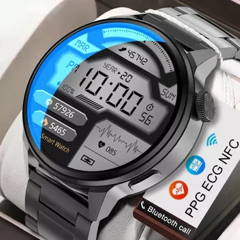 2022 Noi NFC Smart Watch Bărbați Bluetooth Apel Sport Track GPS Ceasuri Femei asistent Voce Rata de Inima Smartwatch Pentru Android IOS