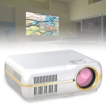 Toata lumea castiga DH-A10B 4200 Lumeni 1080P Video de Acasă Cinema LED HD Video Proiector cu Stereo Surround Dublu Corn de 150 inch Ecran