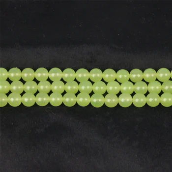 10mm Rotund Verde jad-ul Calcedonie Margele Vrac Piatra Naturala Femei Fete Părți Accesorii DIY Făcute de Mână de Moda de Design de Bijuterii