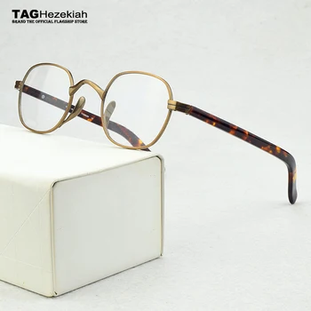 Piața titan optic ochelari cadru Bărbați 2023 Epocă Mici ochelari miopie calculator ochelari rame pentru femei spectacol
