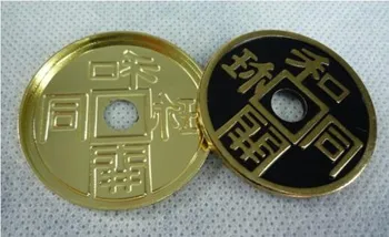 Japoneze Monede Antice Set (Dia 3.8 cm) Extins Chineză Shell w/Monedă Morgan Versiune de Monede Trucuri de Magie Close up Magic Gimmick