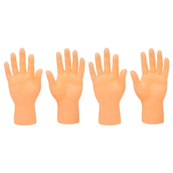 Amuzant Mâinile Degetul Jucărie Mini Gest De Mână Marionetă Comunitate Popular Joc De Activitate Părinte-Copil Rol Recuzita Joc Cadou De Crăciun