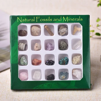 1set Piatră Naturală Minerală Specimen Nereguli Prime Cristale Mini Minereu Minerale Colecție de Suveniruri Ornament Cadouri pentru Copii