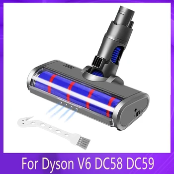 Role moale Curat Capul Pentru Dyson V6 DC58 DC59 DC61 DC62 DC74 Aspirator fără Fir Atașament Faruri LED Accesorii