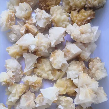 Naturale Rare calcit galben cluster specimen de cuarț de cristal flori clustChakra de Vindecare Reiki Piatra Druse Specimen 1kG
