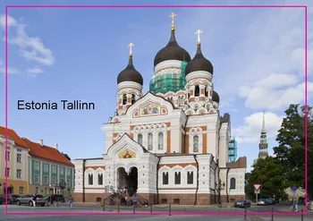 Decorare Cadou Foto Magneți ,Estonia Tallinn Fotografie Suvenir Magnet de Frigider 5634 Călătorie Cadou atracții turistice