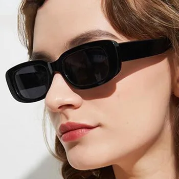 2022 Mici ochelari de Soare Femei de Moda Oval Ochelari de Soare Vintage Verde Roșu Ochelari Doamnelor Stil Călătorie UV400 Ochelari de protecție