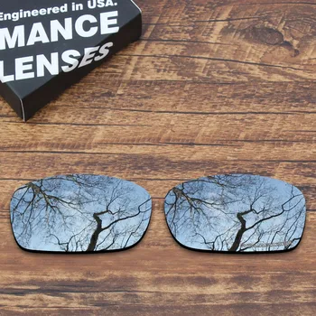 Millerswap Rezista la Apa de mare la Coroziune Polarizat Lentile de Înlocuire pentru Oakley Cinci Pătrat ochelari de Soare Argintiu Metalizat
