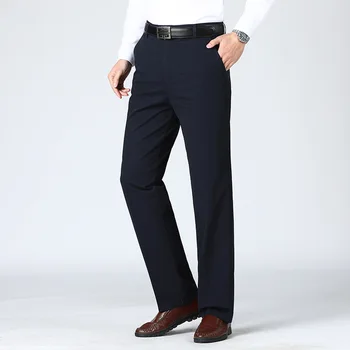 MRMT 2022 Brand Barbati Pantaloni Pantaloni Pentru bărbați Pantaloni Drepte Bărbați de Vârstă Mijlocie, Talie Inalta din Bumbac Micro-Elastic Pantaloni Casual
