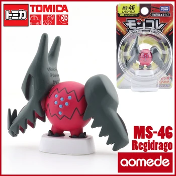 Takara Tomy Tomica Pokemon Monștri de Buzunar Moncolle 3-5cm Mini Rășină Figura Anime Jucarii Pentru Copii de Colectie MS-46 Regi Drago