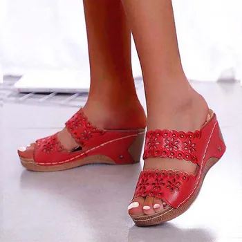 Sandale Femei Pantofi de Moda Noua sandale Sandale de Doamnelor Pantofi Casual Pentru Femei în aer liber Wedge fund Gros Zapatillas Mujer