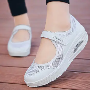 2021 adidasi Casual pentru femei pantofi de moda ochiurilor de plasă respirabil pene de pantofi de sex feminin adidași plus dimensiune cârlig & bucla de tenis feminino