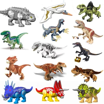 NOI 2022 Dinozaur Jurassic World Series Blocuri Dino Parc Baryonyx Velociraptor Dinosaurios Cifre Cărămizi Jucarii Copii