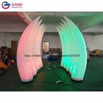 Air Pillar Coloană de publicitate condus con ,dimensiunea personalizate gonflabile coloană de lumină pentru promovare