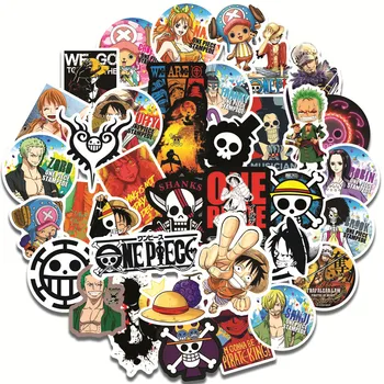10/30/50Pcs Desene animate One Piece Luffy Autocolante Anime Autocolant Notebook Motocicleta, Skateboard Calculator, Telefon Mobil de Desene animate Toy