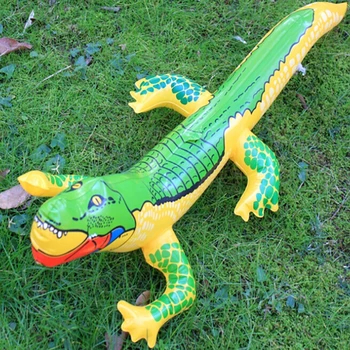 Gonflabila Crocodil Arunce În Aer Amuzant Jucării De Apă De Crocodil Jucărie De Vară Pe Plajă