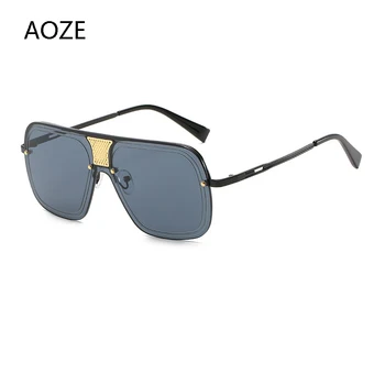 2020 moda semi-fără ramă pătrată pilot stil rezistență cool ochelari de soare brand popular de design ochelari de soare