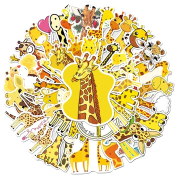 10/30/50PCS de Desene animate Drăguț Mix Girafa Graffiti Autocolante Auto Chitara Motocicleta Valiza Jucărie Clasic Decal Autocolant Pentru copii Cadouri