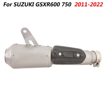 Aluneca Pe Motocicleta Mijlocul Conecta Tub Și Țeavă de Aerisire din Oțel Inoxidabil Sistem de Evacuare Pentru SUZUKI GSXR600 750 2011-2022