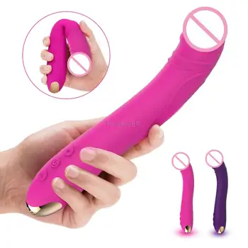 10 moduri reale vibrator Vibrator pentru Femei Moale Vagin Stimulator Clitoris Masaj Masturbator Sex Produsele pentru Adulți