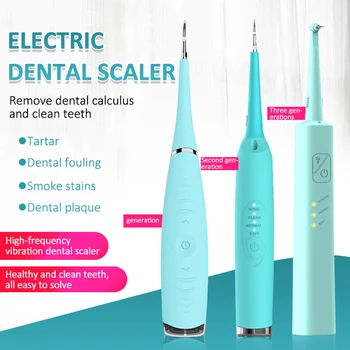 Electrice Portabile Sonic Detartraj Dentar Dinte De Calcul Pentru Îndepărtarea Dinte Petele De Tartru Instrument Dentist Dinții Albi Curat Igiena Orala