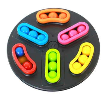 pentru Creative Senzoriale Decompresie Jucărie Antistres Simplu Rotativ Magic Bean Jucărie cu Placă Turnantă pentru Copii